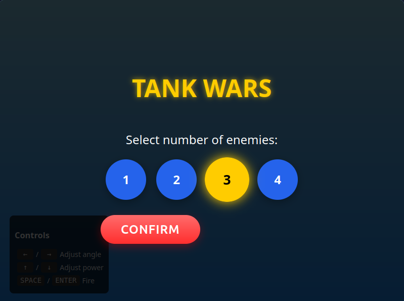 Tank Wars Preview - Classic turn-based tank battle game